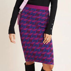 NWT Maeve by Anthropologie feminine knit pencil skirt